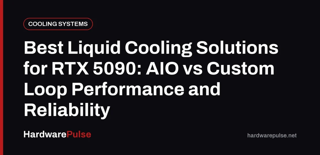 Best Liquid Cooling Solutions for RTX 5090: AIO vs Custom Loop Performance and Reliability